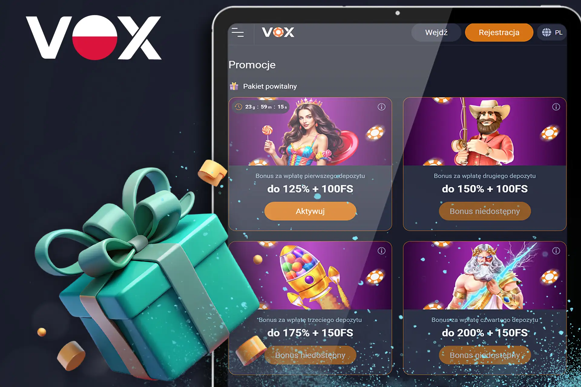 Sprawdź program bonusów kasynowych