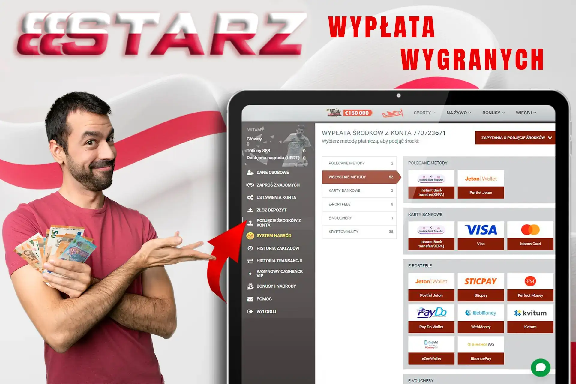 Wypłata na 888Starz