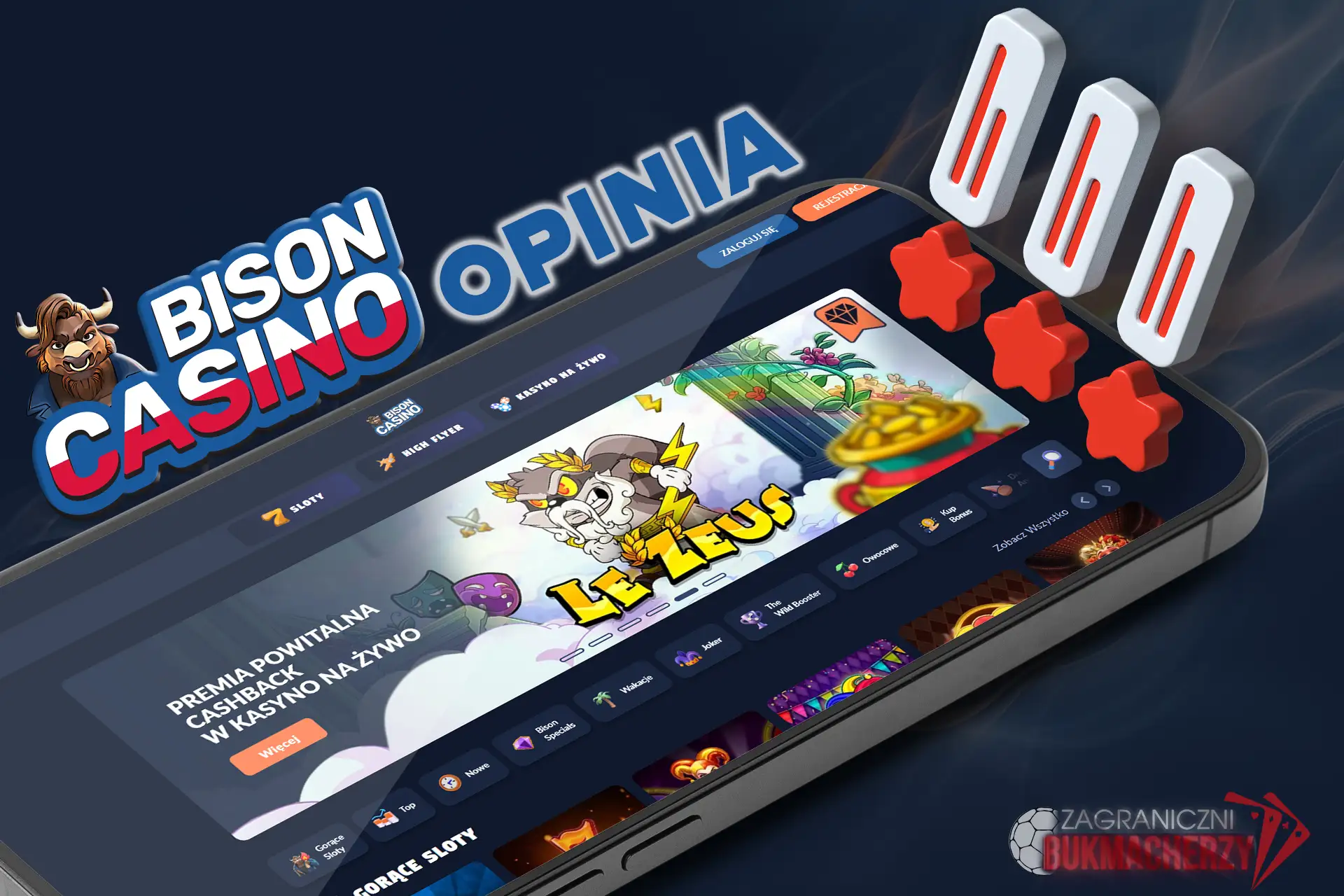 Przeczytaj recenzje kasyna Bison