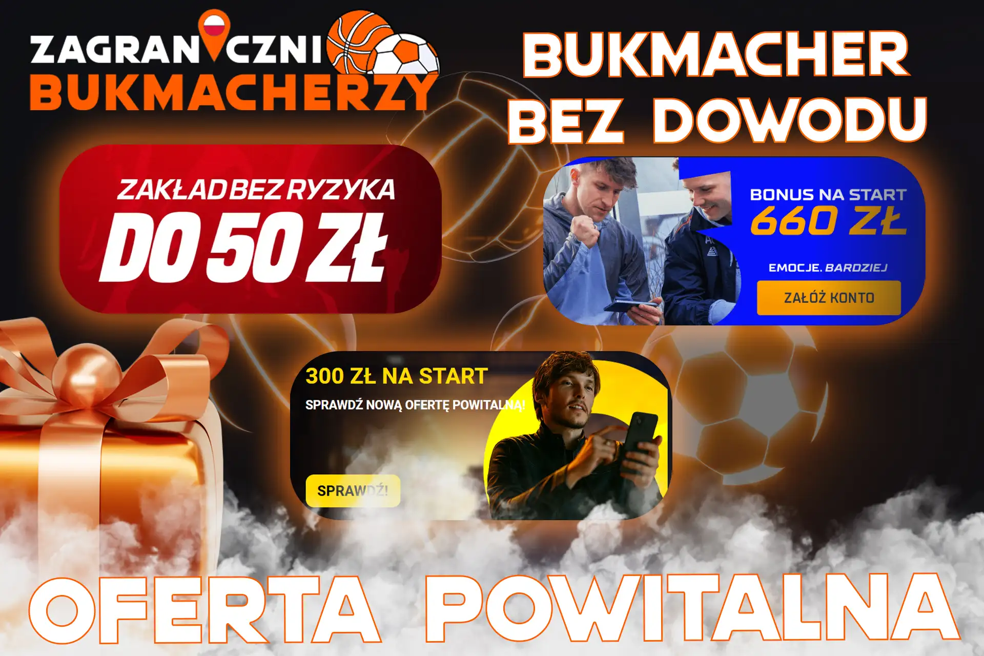 Bonusy powitalne u bukmachera bez dowodu osobistego