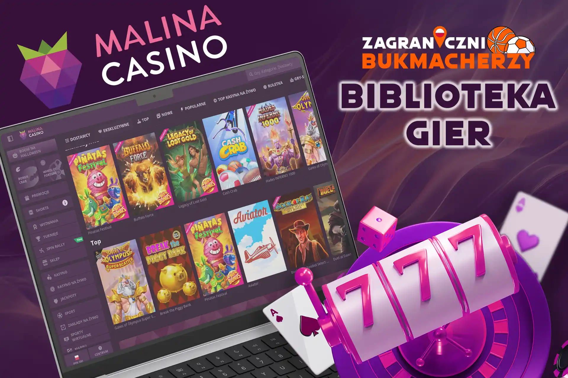 Tysiące gier kasynowych