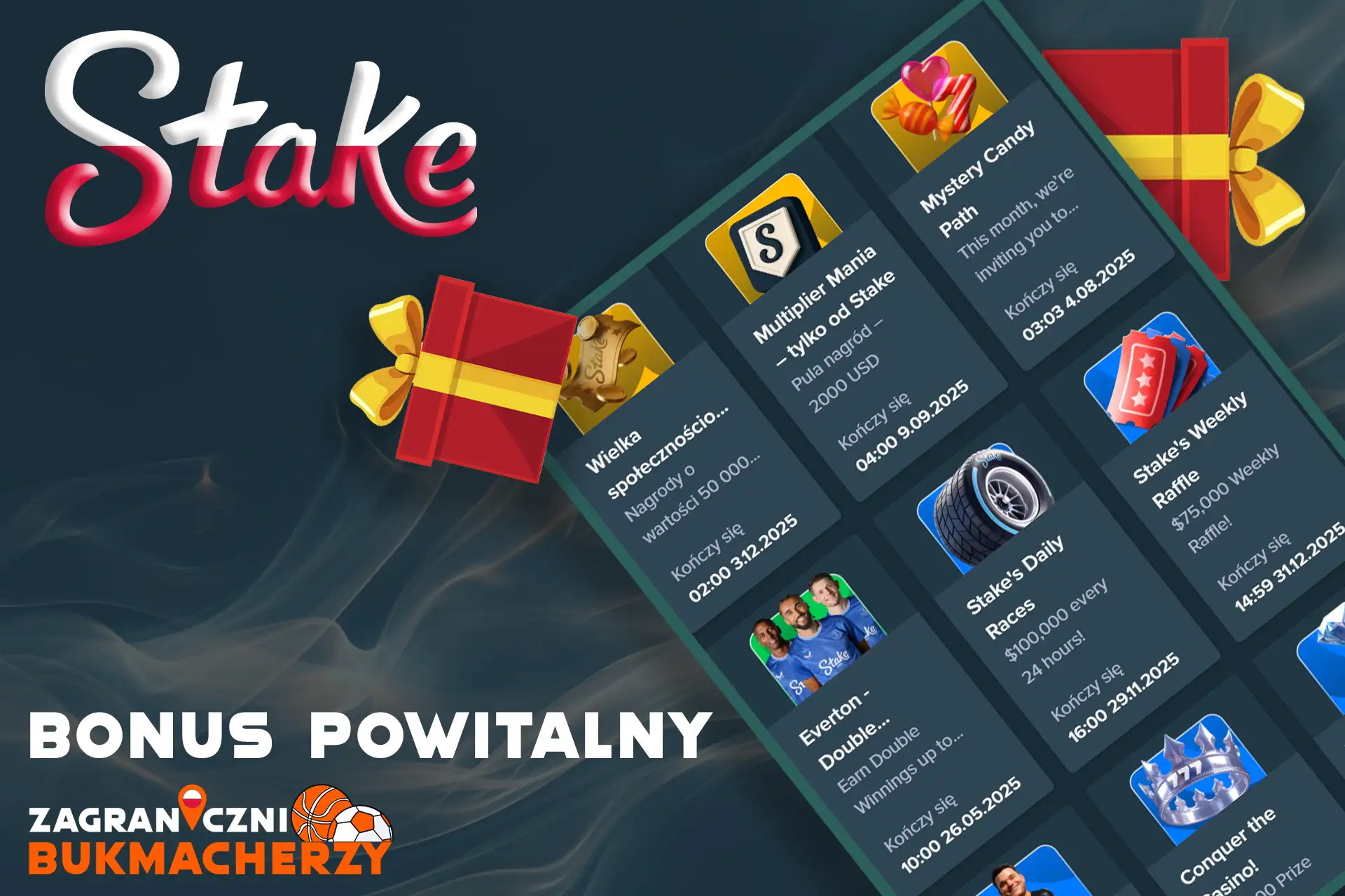 Odbierz swój bonus powitalny w kasynie Stake